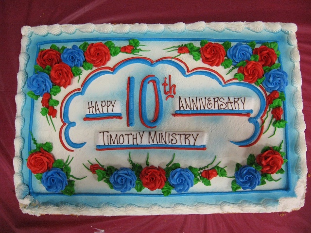 Happy 10th Anniversary Timothy\'s Ministry!!!